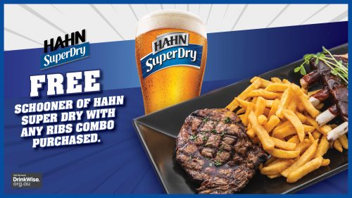 Hahn Super Dry and Ribs Combo Deal